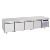 Soubassement réfrigéré avec 4 tiroirs 1/1 positif pour appareils de cuisson 700, l=2200 mm - virtus - hce2018 - Virtus group - HCE2018 Soubassement réfrigéré avec 4 tiroirs 1/1 positif pour appareils de cuisson 700, l=2200 mm - virtus - hce2018 - Virtus group - HCE2018