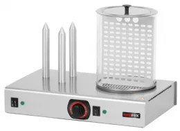 Machine à hot-dogs professionnelle chauffe-plat monophasé - redfox - hd 03 n - Redfox - HD 03 N