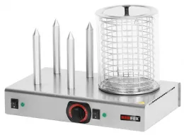 Machine à hot-dogs professionnelle chauffe-plat monophasé - redfox - hd 04 nk - Redfox - HD 04 NK