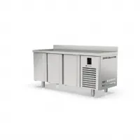 Table desserte réfrigérée positive 3 portes pleines 399 l avec dosseret - coreco - hmrg-200 - Coreco - HMRG-200