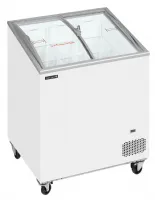 Congélateur bahut de glacier vitré 2 couvercles coulissants incurvés - Tefcold - IC202SCEB Congélateur bahut de glacier vitré 2 couvercles coulissants incurvés - Tefcold - IC202SCEB