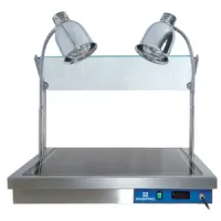 Lampe chauffante avec verre frontal, 3 x gn 1/1 avec 2 lampes halogènes - virtus - ica0010 - Virtus group - ICA0010 Lampe chauffante avec verre frontal, 3 x gn 1/1 avec 2 lampes halogènes - virtus - ica0010 - Virtus group - ICA0010