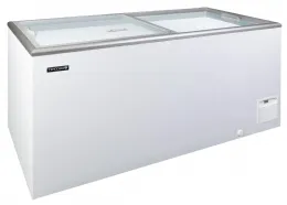 Congélateur bahut couvercle vitré de crème glacée 2 couvercles coulissants - Tefcold - IDA500-W1 Congélateur bahut couvercle vitré de crème glacée 2 couvercles coulissants - Tefcold - IDA500-W1