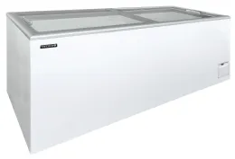 Congélateur bahut couvercle vitré de crème glacée 2 couvercles coulissants - Tefcold - IDA600-W1 Congélateur bahut couvercle vitré de crème glacée 2 couvercles coulissants - Tefcold - IDA600-W1