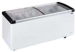Congélateur bahut couvercle vitré de crème glacée - Tefcold - IDB500-W1 Congélateur bahut couvercle vitré de crème glacée - Tefcold - IDB500-W1