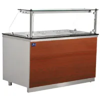 Vitrine chaude avec vitre verticale, 3 x gn 1/1, positive, 1100x880x850 mm, 2 kw - virtus - iea0024 - Virtus group - IEA0024