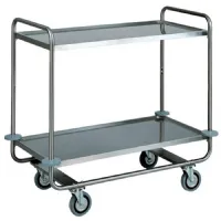 Chariot de débarrassage avec 2 niveaux 1050x550 mm 1100x600x1000 mm - virtus - ifa0001 - Virtus group - IFA0001 Chariot de débarrassage avec 2 niveaux 1050x550 mm 1100x600x1000 mm - virtus - ifa0001 - Virtus group - IFA0001