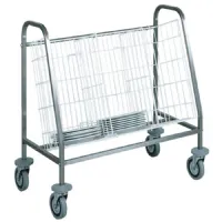 Chariot de débarrassage capacité 100 assiettes 880x500x920 mm - virtus - ifa0004/f - Virtus group - IFA0004/F Chariot de débarrassage capacité 100 assiettes 880x500x920 mm - virtus - ifa0004/f - Virtus group - IFA0004/F