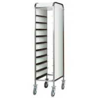 Chariot porte assiette pour plaques gastronorm avec panneaux latéraux, 10x gn 1/1, h=120 mm - virtus - ifa0034 - Virtus group - IFA0034 Chariot porte assiette pour plaques gastronorm avec panneaux latéraux, 10x gn 1/1, h=120 mm - virtus - ifa0034 - Virtus group - IFA0034