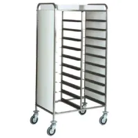Chariot porte assiette avec panneaux latéraux, 20x gn 1/1, h=120 mm, 810x620x1750 mm - virtus - ifa0035 - Virtus group - IFA0035 Chariot porte assiette avec panneaux latéraux, 20x gn 1/1, h=120 mm, 810x620x1750 mm - virtus - ifa0035 - Virtus group - IFA0035