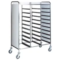 Chariot porte assiette avec panneaux latéraux, 30x gn 1/1, h=120 mm, 1170x620x1750 mm - virtus - ifa0036 - Virtus group - IFA0036 Chariot porte assiette avec panneaux latéraux, 30x gn 1/1, h=120 mm, 1170x620x1750 mm - virtus - ifa0036 - Virtus group - IFA0036