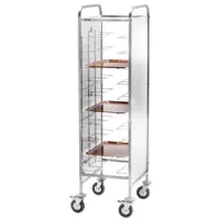 Chariot porte assiette avec panneaux latéraux, 10x 530x600 mm, hauteur 125 mm - virtus - ifa0037 - Virtus group - IFA0037 Chariot porte assiette avec panneaux latéraux, 10x 530x600 mm, hauteur 125 mm - virtus - ifa0037 - Virtus group - IFA0037