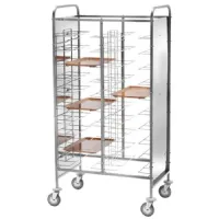 Chariot porte assiette panneaux latéraux pour plaques gn 20x 530x600 mm, hauteur 125 mm - virtus - ifa0038 - Virtus group - IFA0038 Chariot porte assiette panneaux latéraux pour plaques gn 20x 530x600 mm, hauteur 125 mm - virtus - ifa0038 - Virtus group - IFA0038