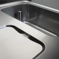 Photo 5 - Comptoir bar professionnel inox aisi 304 à droite 1950x700x930 mm - diamond promo - kbr/22d - Diamond promo - KBR/22D
