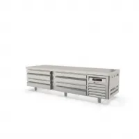 Soubassement réfrigéré 4 tiroirs 359 l température positif - coreco - kbr-83 - Coreco - KBR-83