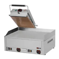 Clam grill électrique double plaque + plaque supérieure gauche chrome durable - 710x725x540 - Redfox - KD 63 E - RF