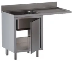 Plonge inox aisi 304 1 cuve avec égouttoir à droite 1400x700x850/880(+100) mm - diamond - l1411/vad-sd3 - Diamond - L1411/VAD-SD3 Plonge inox aisi 304 1 cuve avec égouttoir à droite 1400x700x850/880(+100) mm - diamond - l1411/vad-sd3 - Diamond - L1411/VAD-SD3