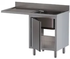 Plonge inox 1 cuve avec égouttoir à gauche et espace lave-vaisselle 1400x700x850/880(+100) mm - diamond - l1411/vad-ss3 - Diamond - L1411/VAD-SS3 Plonge inox 1 cuve avec égouttoir à gauche et espace lave-vaisselle 1400x700x850/880(+100) mm - diamond - l1411/vad-ss3 - Diamond - L1411/VAD-SS3