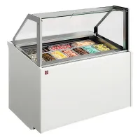 Comptoir à crème glacée professionnel 10 bacs de 5 l, 1250 mm 1250x900x1300 mm - diamond - lava13-v13 - Diamond - LAVA13-V13 Comptoir à crème glacée professionnel 10 bacs de 5 l, 1250 mm 1250x900x1300 mm - diamond - lava13-v13 - Diamond - LAVA13-V13