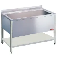 Plonge professionnelle 1 cuve en inox aisi 304/441 à droite 1600x700x880/900(+100) mm - diamond - lb1611-d - Diamond - LB1611-D Plonge professionnelle 1 cuve en inox aisi 304/441 à droite 1600x700x880/900(+100) mm - diamond - lb1611-d - Diamond - LB1611-D