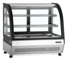 Vitrine comptoir de présentation réfrigéré positive éclairage LED et clayettes - Tefcold - LCT750C/BLACK Vitrine comptoir de présentation réfrigéré positive éclairage LED et clayettes - Tefcold - LCT750C/BLACK