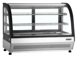 Vitrine comptoir de présentation réfrigéré positive - Tefcold - LCT900C/BLACK