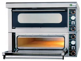 Four à Pizzas professionnel électrique Triphasé 2 x 6 pizzas, entièrement réfractaire - Afi-Collin-Lucy - LE66TOP Four à Pizzas professionnel électrique Triphasé 2 x 6 pizzas, entièrement réfractaire - Afi-Collin-Lucy - LE66TOP