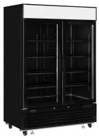 Réfrigérateur vitré 2 portes vitrées positive - tefcold - lgc5000b - Tefcold - LGC5000B