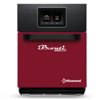 Four professionnel ultrarapide mixte convection micro-ondes bordeaux commande tactile volume 18 L - Diamond - LKS/3M