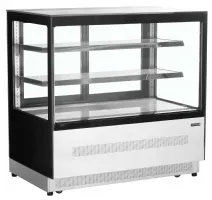 Armoire réfrigérée comptoirs positive 3 étagères en verre dépoli 1205x745x1209 - tefcold - lpd1200f/black - Tefcold - LPD1200F/BLACK