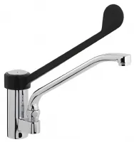 Mitigeur monotrou col de cygne orientable l-200 mm, levier clinique l-310 mm - l2g - lrobm-200 - L2g - LROBM-200 Mitigeur monotrou col de cygne orientable l-200 mm, levier clinique l-310 mm - l2g - lrobm-200 - L2g - LROBM-200