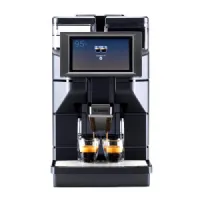 Machine à café professionnelle noire – écran tactile – 1,2 kg – 50 cafés/jour
