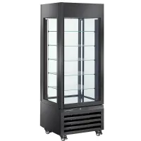 Vitrine professionnelle noire positive 5 étagères verre 700x650x1900 mm - diamond promo - max/507-pb - Diamond promo - MAX/507-PB Vitrine professionnelle noire positive 5 étagères verre 700x650x1900 mm - diamond promo - max/507-pb - Diamond promo - MAX/507-PB