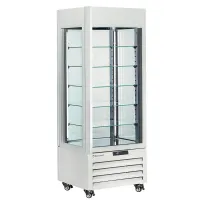 Vitrine pâtissière professionnelle blanche positive 5 niveaux verre 700x650x1900 mm - diamond promo - max/507-pw - Diamond promo - MAX/507-PW Vitrine pâtissière professionnelle blanche positive 5 niveaux verre 700x650x1900 mm - diamond promo - max/507-pw - Diamond promo - MAX/507-PW