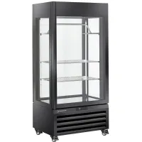 Vitrine réfrigérée à viande noire 4 faces vitrées 2 étagères inox 900x650x1900 mm - diamond promo - max/607-mb - Diamond promo - MAX/607-MB Vitrine réfrigérée à viande noire 4 faces vitrées 2 étagères inox 900x650x1900 mm - diamond promo - max/607-mb - Diamond promo - MAX/607-MB