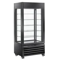 Vitrine professionnelle noire positive 5 niveaux verre 900x650x1900 mm - diamond promo - max/609-pb - Diamond promo - MAX/609-PB Vitrine professionnelle noire positive 5 niveaux verre 900x650x1900 mm - diamond promo - max/609-pb - Diamond promo - MAX/609-PB