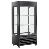 Vitrine professionnelle noire positive 2 étagères inox 900x650x1900 mm - diamond promo - max/609-vb - Diamond promo - MAX/609-VB Vitrine professionnelle noire positive 2 étagères inox 900x650x1900 mm - diamond promo - max/609-vb - Diamond promo - MAX/609-VB
