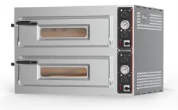 Four à Pizzas professionnel électrique 2 chambres 12 pizzas - Gamme Entry Max - Pizza Group - MAX12F