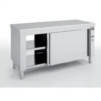Armoire chauffante traversante sans dosseret 2 portes coulissantes 2000x700x850 mm - Eratos - MCAP70-200C Armoire chauffante traversante sans dosseret 2 portes coulissantes 2000x700x850 mm - Eratos - MCAP70-200C
