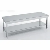 Table soubassement centrale avec étagère 700x600 mm hauteur réglable 600-700 mm - eratos - mcbd60-70 - Eratos - MCBD60-70 Table soubassement centrale avec étagère 700x600 mm hauteur réglable 600-700 mm - eratos - mcbd60-70 - Eratos - MCBD60-70