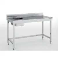 Plonge Inox 1 bac à gauche 1000x700x850 mm - Eratos - MCCD70-100I Plonge Inox 1 bac à gauche 1000x700x850 mm - Eratos - MCCD70-100I
