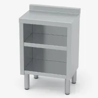 Table cocktail professionnelle 400x520x850 mm avec tablette réglable - eratos - mcn-40 - Eratos - MCN-40