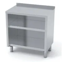 Table cocktail professionnelle 800 mm avec tablette réglable - eratos - mcn-80 - Eratos - MCN-80