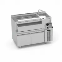 Table cocktail professionnelle réfrigérée avec évier et 2 tiroirs, 1200x745x900 mm - eratos - mcr-120d - Eratos - MCR-120D