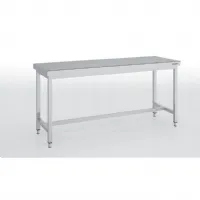 Table de Travail Inox AISI-304 18/10 satiné 1000x600x850 mm - Eratos - MCSD60-100 Table de Travail Inox AISI-304 18/10 satiné 1000x600x850 mm - Eratos - MCSD60-100