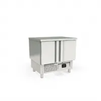 Table desserte réfrigérée positive 2 portes pleines 169 L avec dosseret - Coreco - MF-100 Table desserte réfrigérée positive 2 portes pleines 169 L avec dosseret - Coreco - MF-100