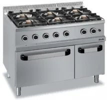 Fourneau professionnel gaz sur four électrique triphasé 6 feux 33 kw - mbm - mfb711afexs - Mbm - MFB711AFEXS Fourneau professionnel gaz sur four électrique triphasé 6 feux 33 kw - mbm - mfb711afexs - Mbm - MFB711AFEXS