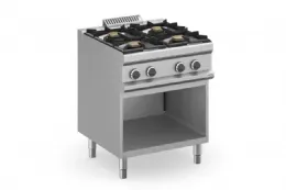 Cuisinière professionnelle gaz 4 feux 28 kw - mbm - mfb77axl - Mbm - MFB77AXL Cuisinière professionnelle gaz 4 feux 28 kw - mbm - mfb77axl - Mbm - MFB77AXL