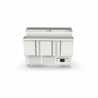 Saladette réfrigérée 3 portes pleines 320 L couvercle inox - Coreco - MFEI70-140 Saladette réfrigérée 3 portes pleines 320 L couvercle inox - Coreco - MFEI70-140