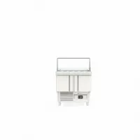 Saladette réfrigérée 2 portes pleines 200 L positive - Coreco - MFK-100 Saladette réfrigérée 2 portes pleines 200 L positive - Coreco - MFK-100